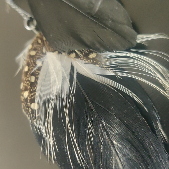 Feather earrings - Picture 3 of 4